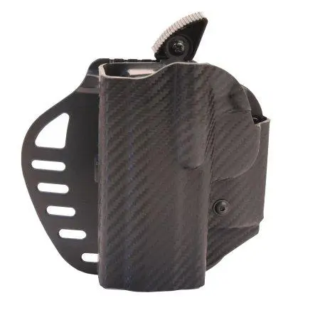 Hogue Appendix Holsters ARS Stage 1 Carry Officer Model 1911 Left Hand Holster CF Weave Black 52943